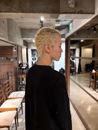 ショート パーマ イージーパーマ募集 平口はのんのヘアスタイル