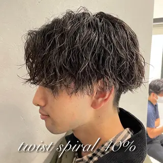 パーマ メンズ 横浜メンズパーマ🔥 大野賢人のヘアスタイル