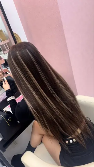 ロング M.O.D shibuya店所属・シールエクステ /まる🐺/渋谷のヘアスタイル