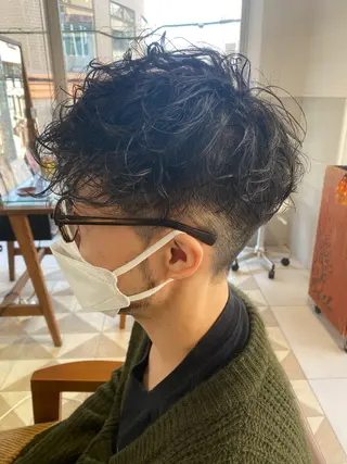 カラー パーマ ヘアアレンジ メンズ メンズパーマの巨匠 鈴木純のヘアスタイル