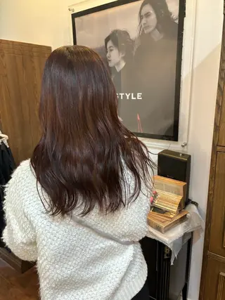 ロング 天野 妃菜のヘアスタイル