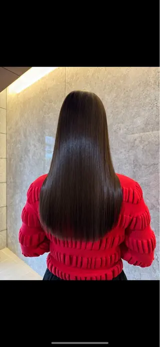 セミロング 🍎リンゴ 髪質改善🍎のヘアスタイル