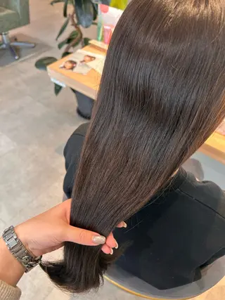 セミロング カラー 𝐚𝐨𝐢🩰/ 酸性ストレートのヘアスタイル