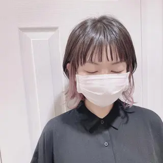 ミディアム La paix所属・パーソナルカラー lapiax阿部のヘアスタイル