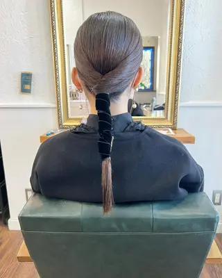 ヘアアレンジ 江原 彩華のヘアスタイル