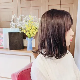 ミディアム カラー パーマ 🐮牛島 一貴🐮のヘアスタイル