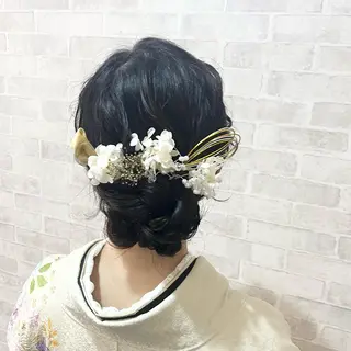 セミロング ヘアアレンジ 🌈 YUUNA🌈のヘアスタイル