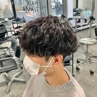ショート パーマ メンズ メンズ特化美容師/ 藤戸 椋のヘアスタイル