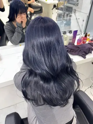 ロング カラー 赤み消し透明感🩶 銀座Ryota🩶のヘアスタイル