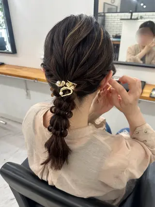 ヘアアレンジ GiseL宗像 HiROEのヘアスタイル