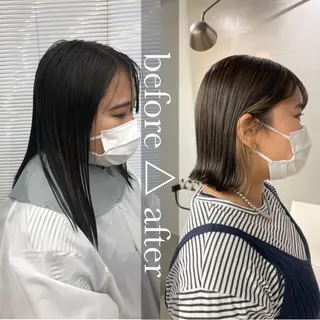 ミディアム 🌼渋谷韓国レイヤー 桑尾幸奈🌼のヘアスタイル