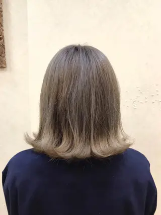 ショート カラー ヘアアレンジ a-o横浜所属・色落ちまでキレイに！ ！女性サロンのヘアスタイル