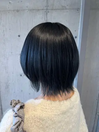 ミディアム カラー ヘアアレンジ 傷ませないカラー・ ボブ・リクト💥のヘアスタイル