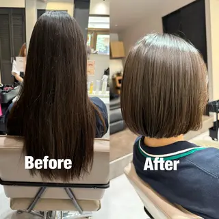 ショート ⭐️立川/縮毛矯正 /髪質改善⭐️のヘアスタイル