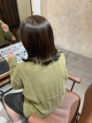 カラー 竹田 真梨子のヘアスタイル