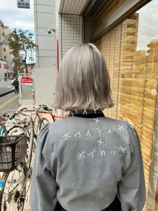 ミディアム カラー アザマ　ヤスカツ _rosso 川口のヘアスタイル