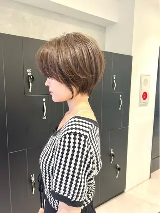 ショート ショートボブ／川崎 子安健太のヘアスタイル