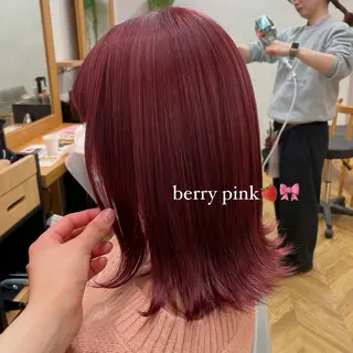 ミディアム 🍑暖色カラー／ アレンジ／真希🎀のヘアスタイル
