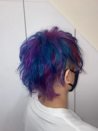 メンズ ゆぴ☾‪/推しカラー /ハイトーンのヘアスタイル