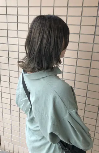 ミディアム キノシタ ナオユキのヘアスタイル