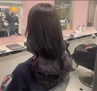 ロング miku/ラベンダー 透明感カラー🪻❤︎のヘアスタイル