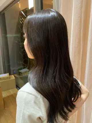 セミロング カラー 【ヘアセット/美眉】 吉川玲のヘアスタイル