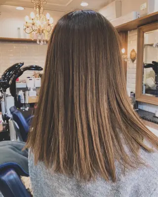 ロング ルピナス中田店長 山口大地のヘアスタイル