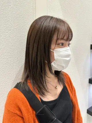 ミディアム GOAT_茅ヶ崎 キシ サクラのヘアスタイル