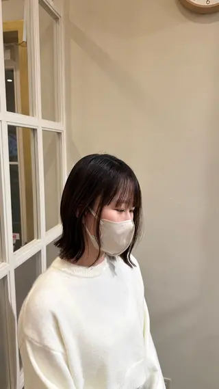 ミディアム WINNER美容室 西店所属・原尾 あやなのヘアスタイル