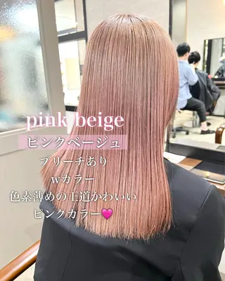 セミロング カラー ヘアアレンジ 顔まわり職人🇰🇷 韓国ヘア/KAITOのヘアスタイル