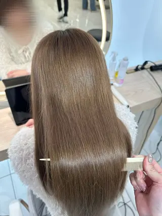 ロング パーマ 透明感カラー/ゆな モデル募集中💫🎀のヘアスタイル