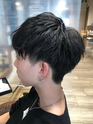 ショート パーマ メンズ メンズパーマ/ スパイキー/神田正紀のヘアスタイル