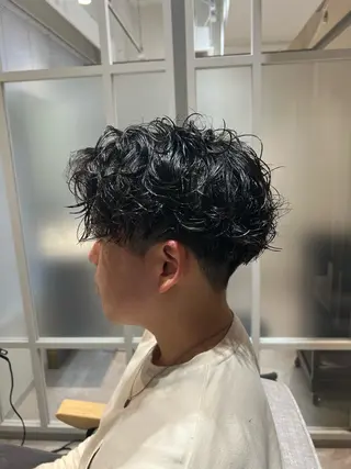 パーマ メンズ ⭕️メンズパーマ⭕️ 山口　裕太郎のヘアスタイル