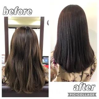 ロング カラー 🫧髪質改善×艶髪 🫧根本泰成🫧のヘアスタイル