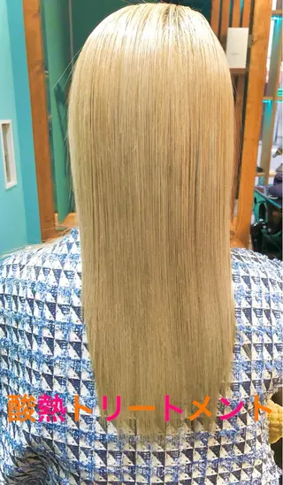 ミディアム カラー Mavie hair所属・髪質改善×潤艶カラー ⭐️岡田崇彰のヘアスタイル