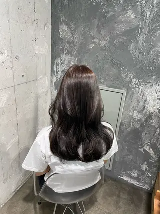 カラー 🤍韓国ヘア🤍透明 感ベージュ/まりんのヘアスタイル
