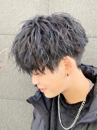 ショート カラー パーマ メンズ 韓国マツエク/まつパ 🎀misaki🎀のマツエク・マツパデザイン