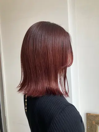 ミディアム カラー KANO🌷 ブリーチなしカラーのヘアスタイル