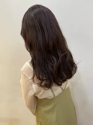 ロング カラー あずまぐち めぐみのヘアスタイル