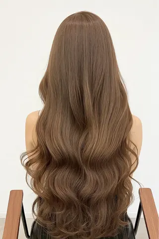 ロング うる艶＆縮毛矯正 ⟡.·小林理菜⟡.·のヘアスタイル