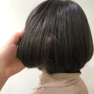ショート 透明感カラー🩵 mioのヘアスタイル