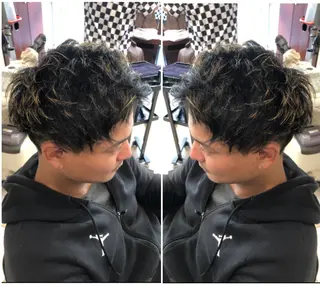 ショート メンズ ツイスパ/メンズ特化 🦋𝑺𝑶𝑵𝑬の眉毛・アイブロウイメージ