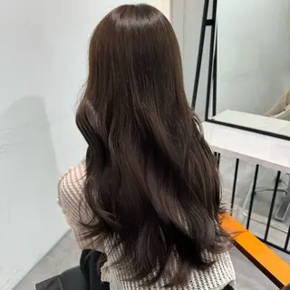 ロング カラー ヘアアレンジ ブリーチなしカラー /ベージュ/安形翔のヘアスタイル