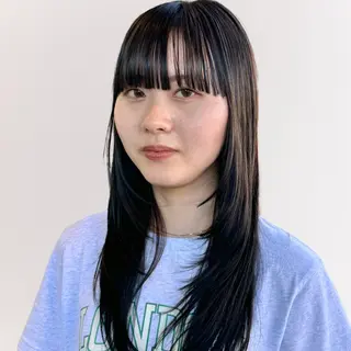 ロング カラー KOHNO/ブリーチ なし/透明感カラーのヘアスタイル