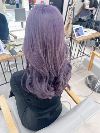 ロング カラー 💕ブリーチ/ヘアメ 🎀YUUKAのヘアスタイル