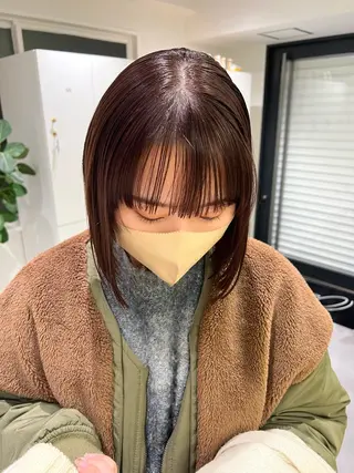 カラー 田中 愛梨のヘアスタイル