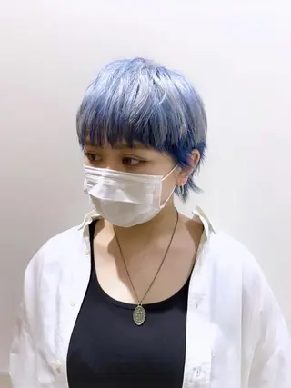 ミディアム カラー パーマ アイブロウ マツエク・マツパ ネイル yelm ［official］のヘアスタイル