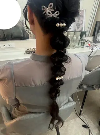 ロング ヘアアレンジ 🎀asumi カラーモデル🎀のヘアスタイル