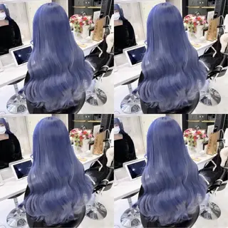 ロング ハイトーン×エクステ 💞くるみのヘアスタイル