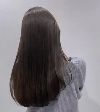 ロング カラー グレージュ/ベージュ /経堂/sana🌱のヘアスタイル